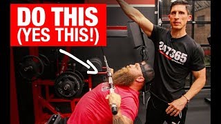 Get a “MONSTER” Bench Press 3 MOVES [upl. by Nollahp]