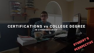 Certification vs College Degree  Cybersecurity [upl. by Metah]