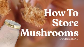 How to Store Shrooms  DoubleBlind [upl. by Ripley]