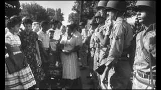 4th September 1957 Black students denied entry to Little Rock High School [upl. by Morice]