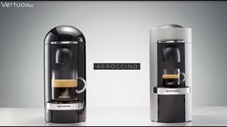 Nespresso VertuoPlus How To  Aeroccino Use [upl. by Reneta]