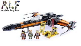 Lego Star Wars 75102 Poe´s XWing Fighter  Lego Speed Build Review [upl. by Ethelind]