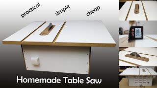 Homemade Table Saw  DIY Table Saw [upl. by Gusta]