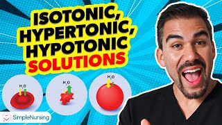 Fluid amp Hormones  IV Fluids Isotonic Hypotonic amp Hypertonic [upl. by Alyn]