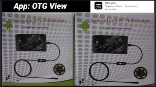 Como instalar câmera endoscópica para sistema Android aplicativo OTG View [upl. by Idnal]