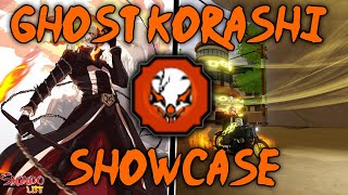 Shindo Life Ghost Korashi Showcase [upl. by Gisela318]