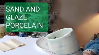 HOW TO SAND MILLIPUT ON PORCELAIN AND GLAZE [upl. by Affrica]