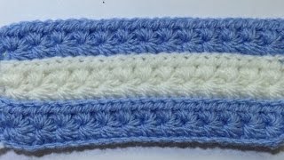 Tuto point étoile au crochet [upl. by Hazen]