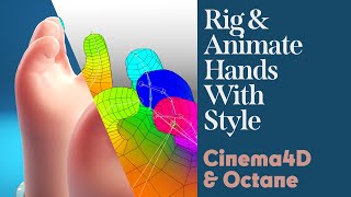 Cinema 4D Tutorial  Rigging amp Animating a Hand [upl. by Olemrac]