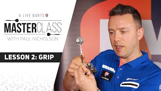 A Live Darts Masterclass  Lesson 2  How to grip your darts [upl. by Ykcin]