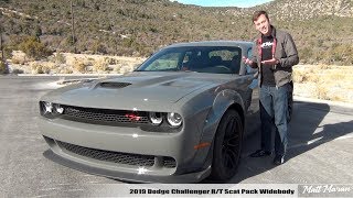 Review 2019 Dodge Challenger Scat Pack Widebody Manual [upl. by Fleck]