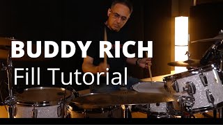 BUDDY RICH FILL TUTORIAL [upl. by Surazal]