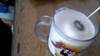 Aerolatte Review Frothing Cold Milk In Under 1 Minute [upl. by Nahseez997]