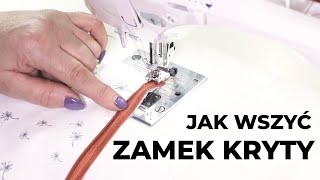 Jak wszywać zamek kryty [upl. by Hazem]