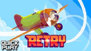 Retry  Gameplay of Rovios New Retro Sidescroller Thats Fun and Challenging Quick Play [upl. by Leund367]