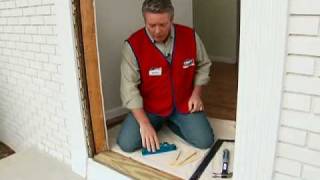 How to Install A PreHung Exterior Door [upl. by Yentroc]