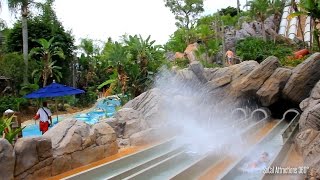 HD Humunga Kowabunga Big Drop Water Slide POV  Disneys Typhoon Lagoon [upl. by Narmis]