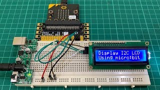 I2C LCD Using microbit BM microbit [upl. by Hernardo522]