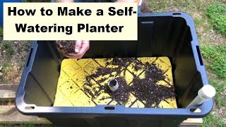 HOW TO Build a SELFWATERING Planter [upl. by Martguerita82]