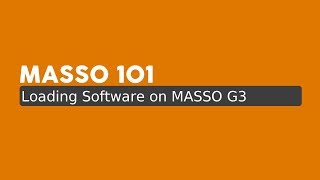 MASSO 101  Loading Software on MASSO G3 CNC Controllers [upl. by Alexi579]