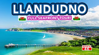 LLANDUDNO Wales UK  Seaside tour from Llandudno Promenade to Llandudno Pier [upl. by La]