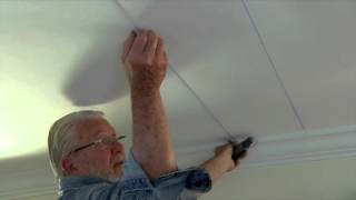 How to Install Embossed Ceiling Tiles [upl. by Shawn56]