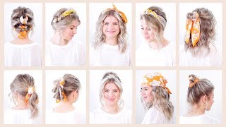 DIY Bandana Hairstyles [upl. by Gastineau866]