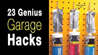 23 Garage Storage amp Organization Hacks [upl. by Arahahs]