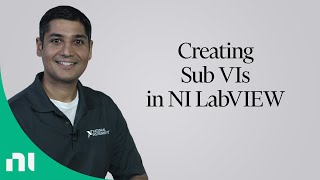 Creating Sub VIs in NI LabVIEW [upl. by Holloway]